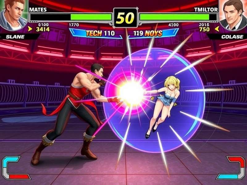 Future Fighters Combat Scene